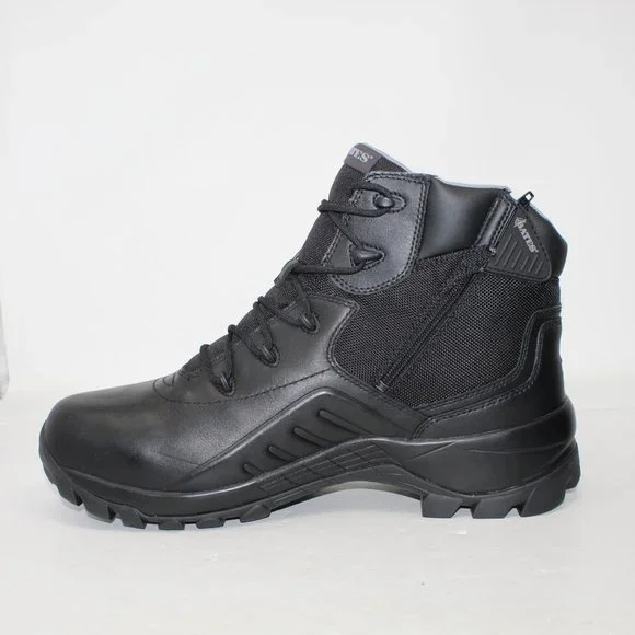 Bates Delta 6 Gore-Tex NWT Mens 14 Black Leather Superwork Side Zip Boots E02905 - Picture 4 of 12